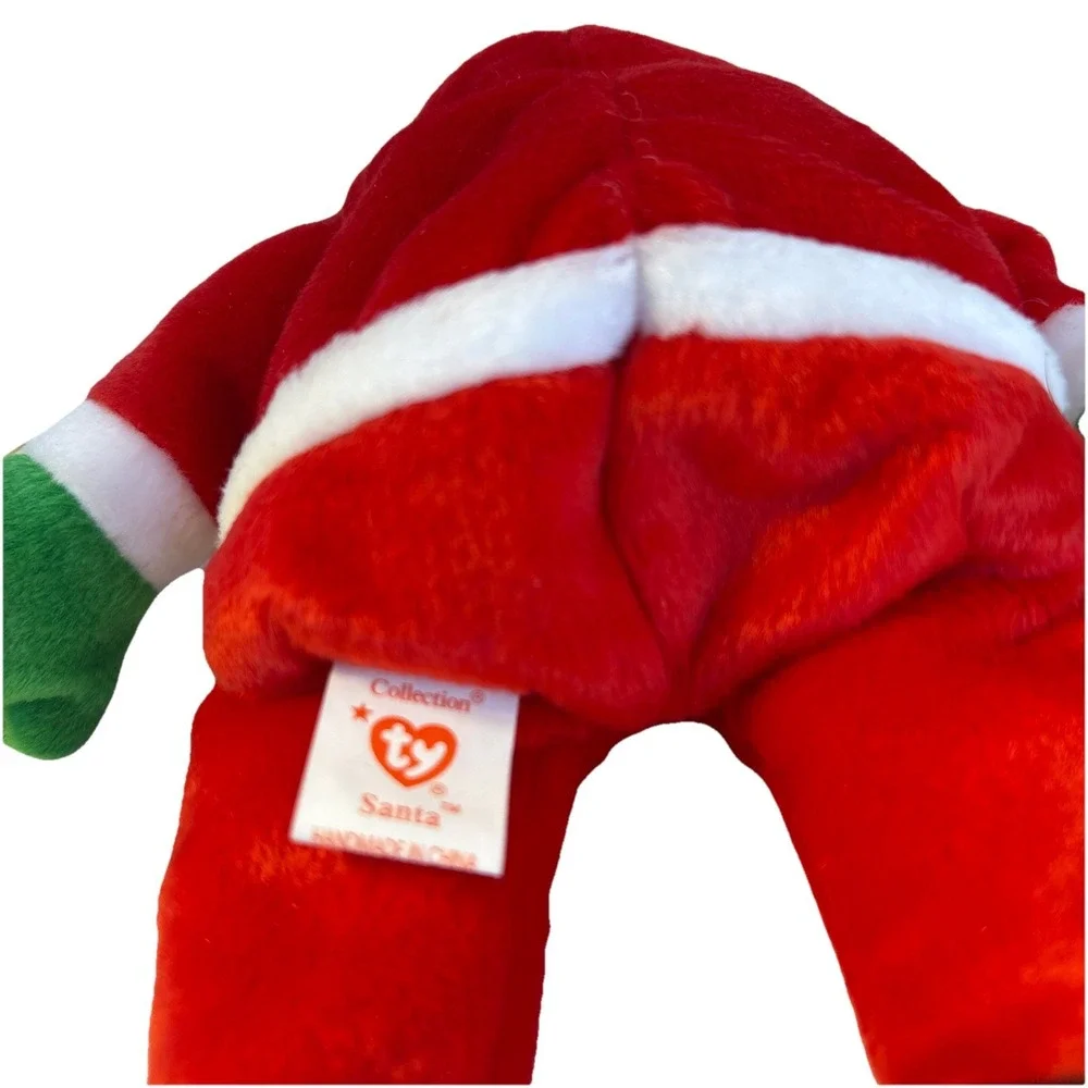 RARE Ty Beanie Baby SANTA‎  1998 Plush Toy New With Tag Errors MINT Condition